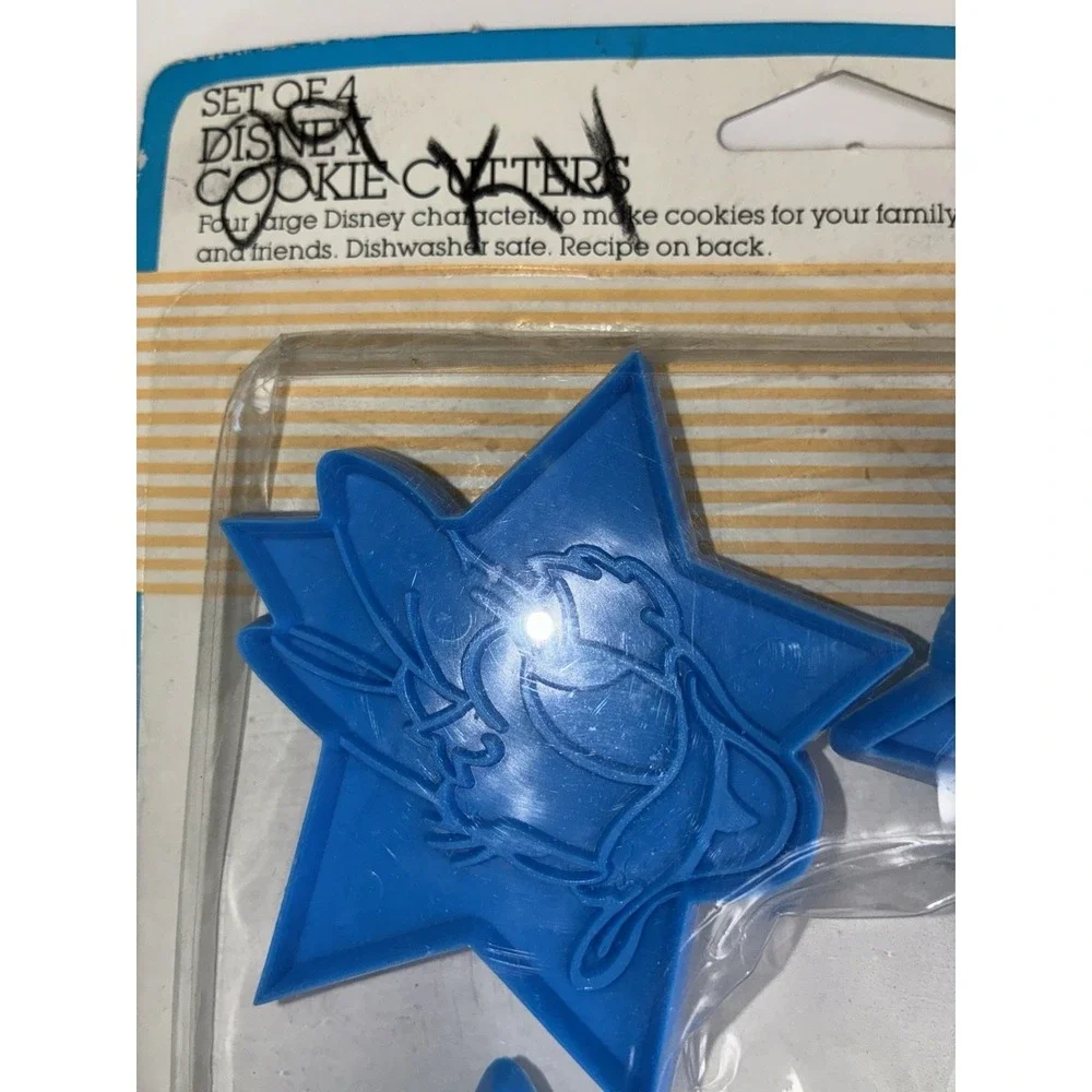 Disney Cookie Cutters Set‎ Mickey Minnie Mouse Goofy Donald Duck Vintage NEW